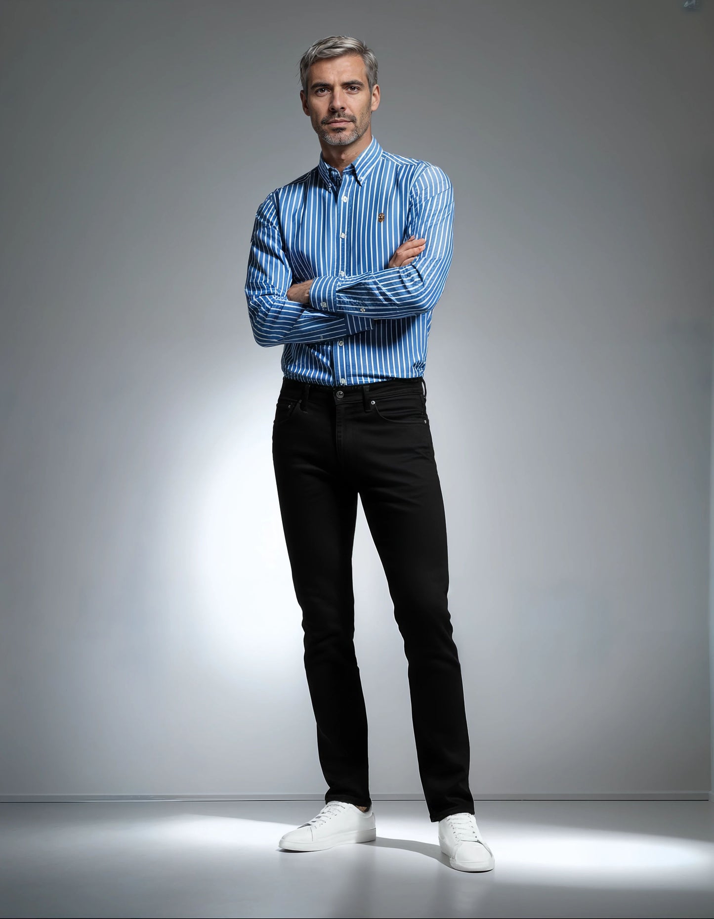 CAMISA RAYAS OXFORD ANGRY BEAR