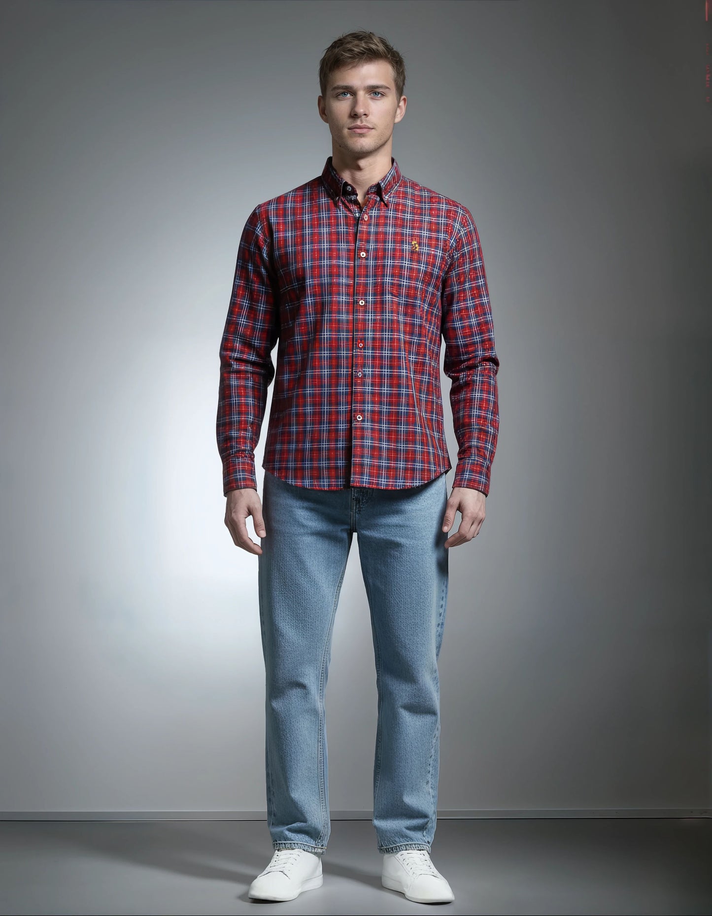 CAMISAS CUADROS POPELINE